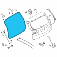 OEM 2016 Ford C-Max Weatherstrip Diagram - AM5Z-5843720-A