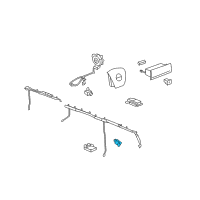 OEM 2009 Hummer H2 Side Sensor Diagram - 25854193