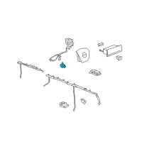 OEM Hummer Sensor Asm-Inflator Restraint Front End Discriminating Diagram - 10366053
