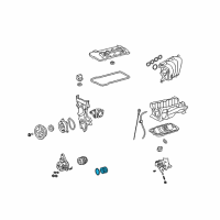 OEM Toyota Prius V Filter Element Diagram - 04152-YZZA6