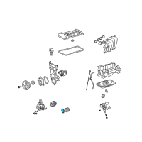 OEM 2012 Toyota Prius Plug-In Filter Element Gasket Diagram - 90301-69011