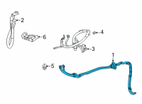 OEM Cadillac CT4 Positive Cable Diagram - 84877629