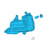 OEM Buick Signal Lamp Assembly Diagram - 84444302