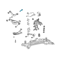 OEM 2007 Ford Fusion Lateral Strut Bolt Diagram - -W500547-S439