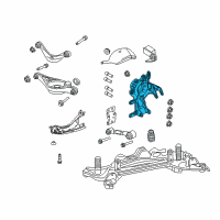 OEM 2010 Lincoln MKZ Knuckle Diagram - 7E5Z-5A968-R