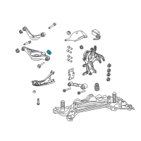 OEM Lincoln MKZ Adjust Bolt Plate Diagram - 9E5Z-6269-A