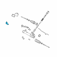 OEM Ford Focus Outer Tie Rod Diagram - 8S4Z-3A130-B