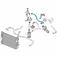 OEM 2016 Chevrolet Spark EV Overflow Hose Diagram - 95319226