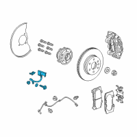 OEM 2015 Chevrolet Colorado Brake Hose Diagram - 84244992