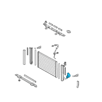 OEM Lexus RX350 Inlet, Radiator Water Diagram - 16431-31490