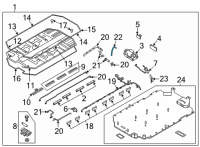 OEM 2022 Hyundai Ioniq 5 WRG/HRNS-BATT SYSTEM GROUND Diagram - 37539-GI000