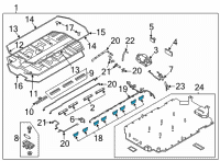 OEM 2022 Hyundai Ioniq 5 CELL MONITORING UNIT Diagram - 375A1-GI000