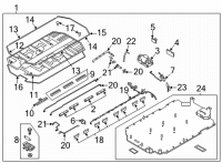 OEM Hyundai BATTERY SYSTEM ASSY Diagram - 37501-GI300