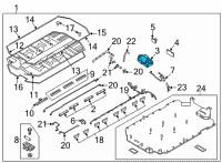 OEM 2022 Hyundai Ioniq 5 RELAY ASSY-POWER Diagram - 37514-CU000