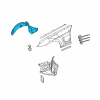 OEM 2006 Chrysler Crossfire Shield-Splash Diagram - 5097999AA