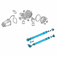 OEM GMC Terrain Drive Shaft Assembly Diagram - 84214206