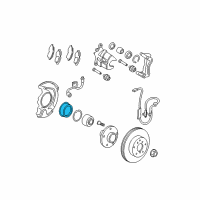 OEM 2007 Toyota Avalon Deflector Diagram - 43246-28020