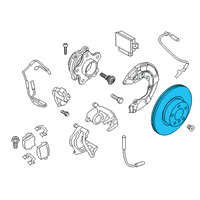 OEM BMW X4 BRAKE DISK LEFT Diagram - 34-11-8-054-827