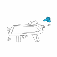 OEM Chevrolet Cruze Run Lamp Bulb Diagram - 13591404