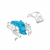 OEM 2003 Toyota MR2 Spyder Exhaust Manifold Diagram - 17104-22061