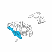 OEM Toyota MR2 Spyder Heat Shield Diagram - 17169-22010