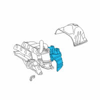 OEM Toyota MR2 Spyder Heat Shield Diagram - 17168-22050