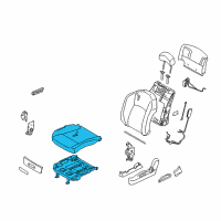 OEM 2003 Infiniti FX35 Cushion Assy-Front Seat Diagram - 87350-CG000