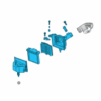 OEM 2019 Infiniti Q70L Air Cleaner Diagram - 16500-EJ71B