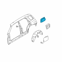 OEM 2000 Chevrolet Tracker Box, Fuel Inlet (On Esn) Diagram - 30022044