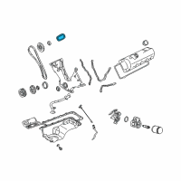 OEM 1996 Lincoln Continental Timing Chain Diagram - F3LY-6268-B