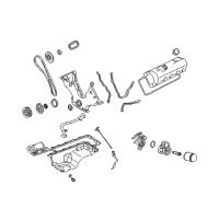 OEM Mercury Cougar Crankshaft Gear Diagram - XL3Z-6306-BA