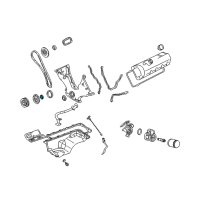 OEM 1998 Ford Expedition Crankshaft Gear Diagram - XL3Z-6306-BA