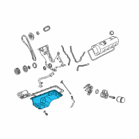 OEM Ford Mustang Pump Screen Diagram - XR3Z-6675-DA