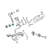 OEM Lincoln Mark VIII Crankshaft Seal Diagram - F1AZ6701A