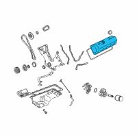 OEM 2004 Ford Mustang Valve Cover Diagram - 2R3Z-6582-AA