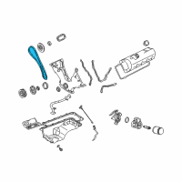OEM Mercury Timing Chain Diagram - 5W7Z-6268-AA