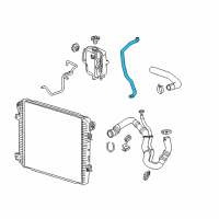 OEM 2018 GMC Sierra 2500 HD Outlet Hose Diagram - 84376513