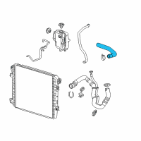 OEM 2017 GMC Sierra 2500 HD Upper Hose Diagram - 84094878