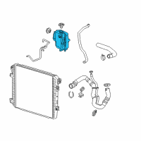 OEM 2017 Chevrolet Silverado 2500 HD Reservoir Diagram - 84257137