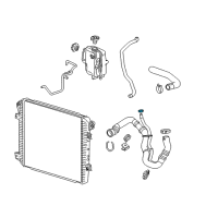 OEM 2019 Chevrolet Silverado 2500 HD Inlet Hose Clamp Diagram - 11547121