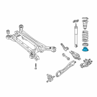 OEM 2020 Chrysler Voyager Reinforce-Rear Suspension Diagram - 68489794AB