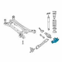 OEM Chrysler Voyager Knuckle-Rear Diagram - 68218016AC