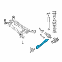 OEM 2021 Chrysler Voyager Trailing Arm Diagram - 68470298AA