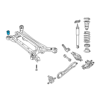 OEM Chrysler ISOLATOR-CROSSMEMBER Diagram - 68231867AC