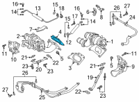 OEM 2020 Kia Stinger Gasket-TURBOCHARGER Diagram - 285213L200