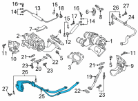 OEM 2021 Kia Stinger Pipe & Hose Assembly-TURBOCHANGER Diagram - 282503L101