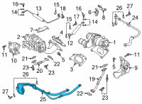 OEM Pipe & Hose Assembly-TURBOCHANGER Diagram - 282503L101