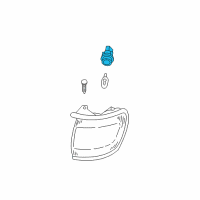 OEM Infiniti J30 Socket-Lamp Diagram - 26597-86E10