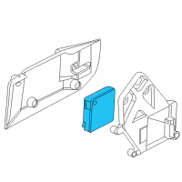 OEM Cadillac Object Sensor Diagram - 20823460