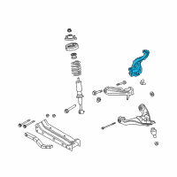 OEM 2008 Ford Explorer Sport Trac Knuckle Diagram - 7L2Z-3K186-A